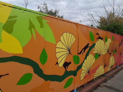 Caarter Bridge mural